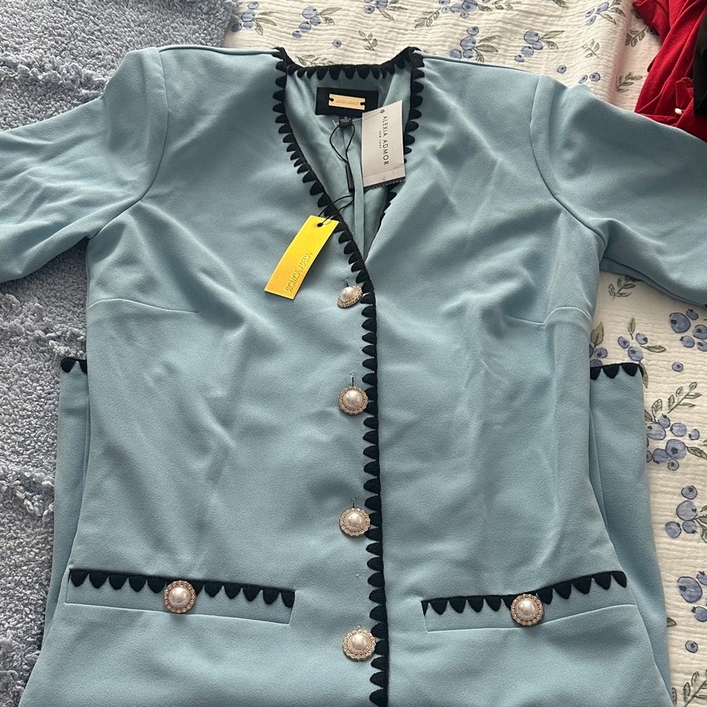 Alexia Admor blue midi dress